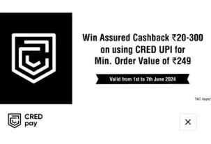 Jiomart Cred Cashback Offer