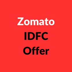 Zomato IDFC Offer