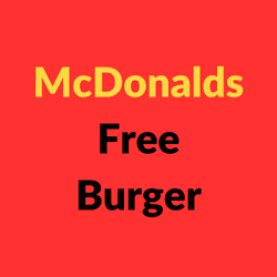 McDonalds Free Burger