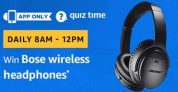 Amazon Bose Wireless Headphone Quiz Answers – 5th Jaunuary