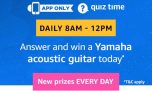 Amazon Yamaha Acoustic Guitar Quiz Answers – 12th January