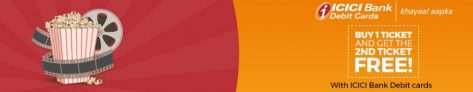Bookmyshow Icici Bank – Buy 1 Ticket And Get 2 Ticket Free