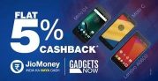 Jiomoney – Get Flat 5% cashback on Gadgetsnow
