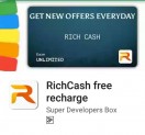 RichCash – Get Free Rs.10 Recharge On Signup + Refer and Earn More